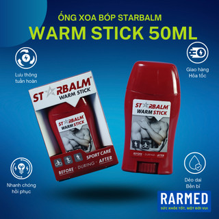 Ống xoa bóp làm nóng starbalm warm stick 50ml - before & after khởi động, giảm nhức mõi