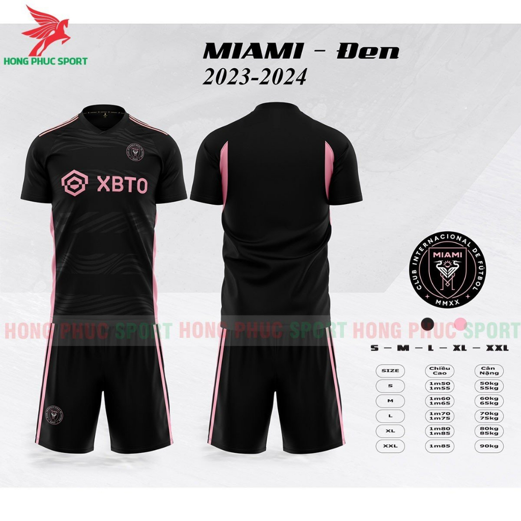 Bộ quần áo bóng đá CLB MIAMI mùa giải 2023 2024 - Quần áo đá banh mới nhất
