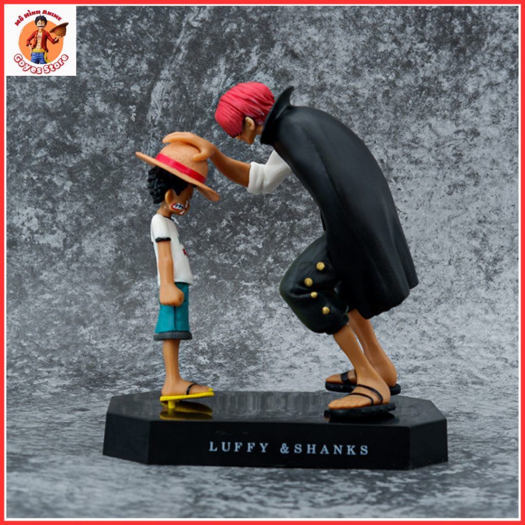 [ONE PIECE] Mô hình Shark xoa đầu Luffy- Mô hình Luffy- Mô hình One Piece- Goyes Store