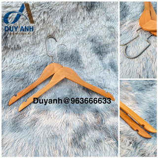Móc áo gỗ nữ vàng tròn
