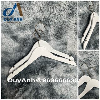 Móc áo gỗ nữ trắng tròn