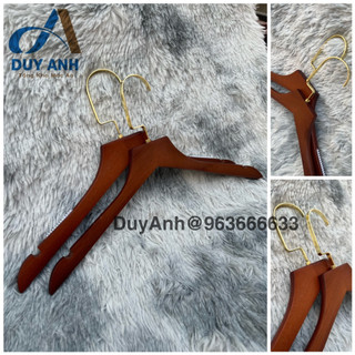 Móc áo gỗ nữ nâu bằng
