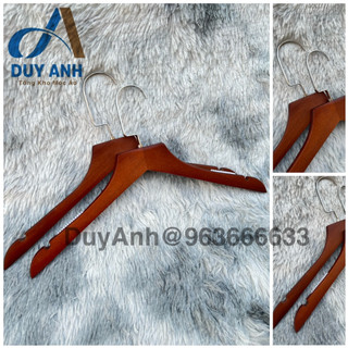 Móc Áo Gỗ Nữ Nâu Bằng