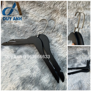 Móc Áo Gỗ Nữ Đen Tròn
