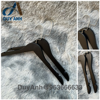 Móc Áo Gỗ Nữ Đen Tròn