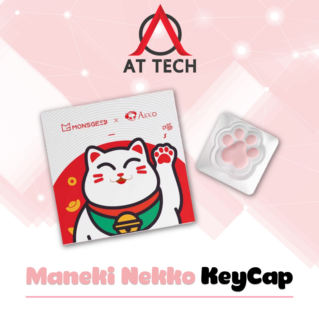 Keycap hình dấu chân mèo AKKO X MONSGEEK siêu dễ thương