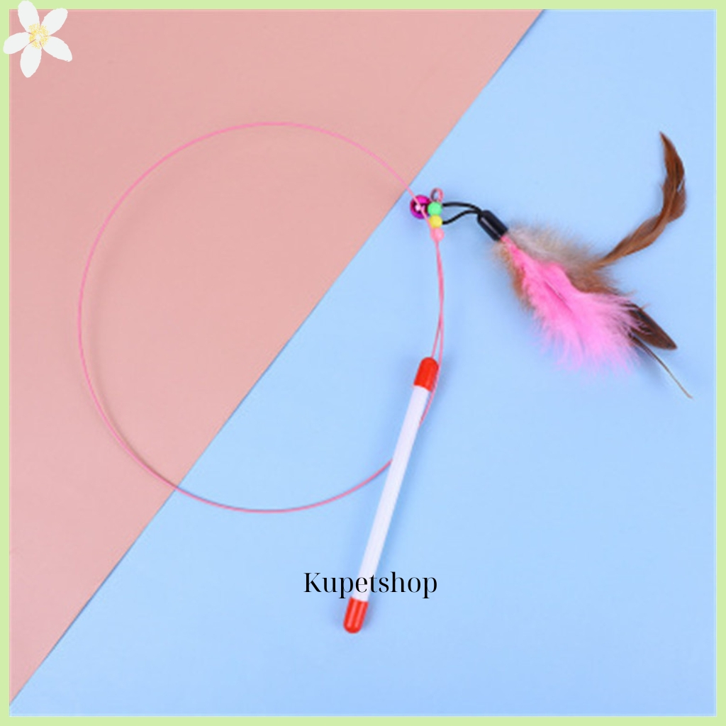 Cần câu cho mèo, đồ chơi cho thú cưng-KUPETSHOP