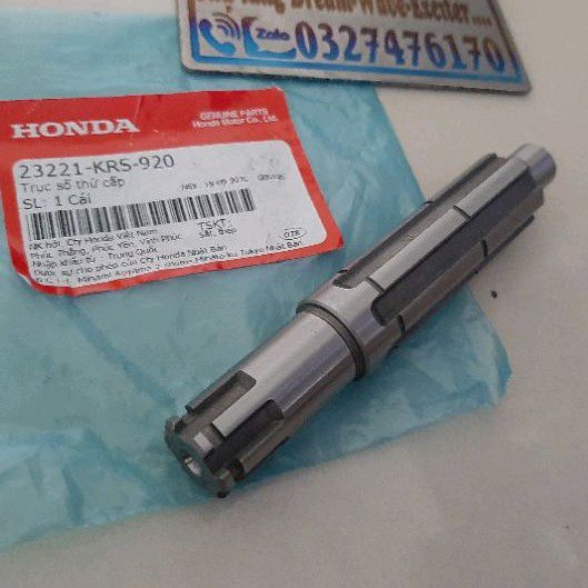 Trục cốt số, nhông tải xe DREAM, WAVE Alpha ....zin honda