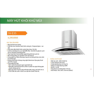 MÁY HÚT MÙI SEVILLA SV-E35