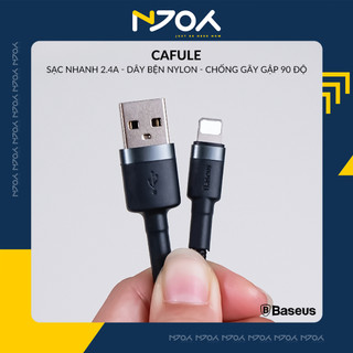 Cáp Sạc Nhanh Chống Đứt Gãy Baseus Cafule Dây Dù Dài 1m/2m Dành Cho Ip 6 Plus 6s Plus 7 Plus 8 Plus X Xsmax Xr