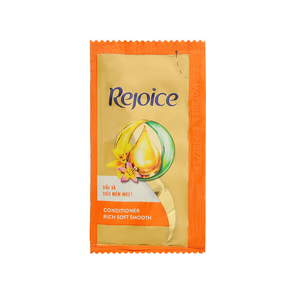 Dây Dầu Gội, Xả Rejoice Siêu Mềm Mượt gói 6ml