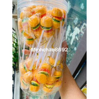 Kẹo hamburger bé 2k -  ( LẺ )