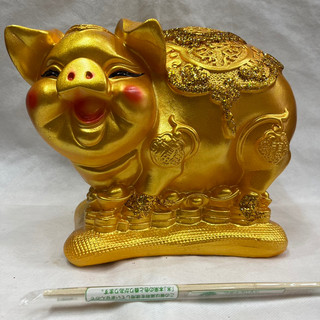 Heo đất tiết kiệm heo kim tiền bằng thạch cao size vừa