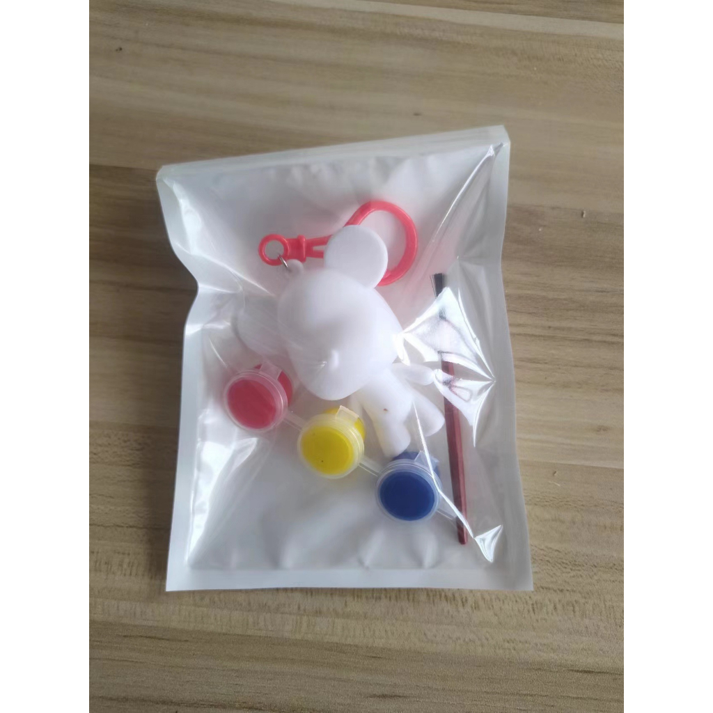 Móc khóa Gấu Bear.brick tự tô màu Handmade DIY - Set Móc Chìa Khóa Tự Tô Màu Thủ Công Handmade