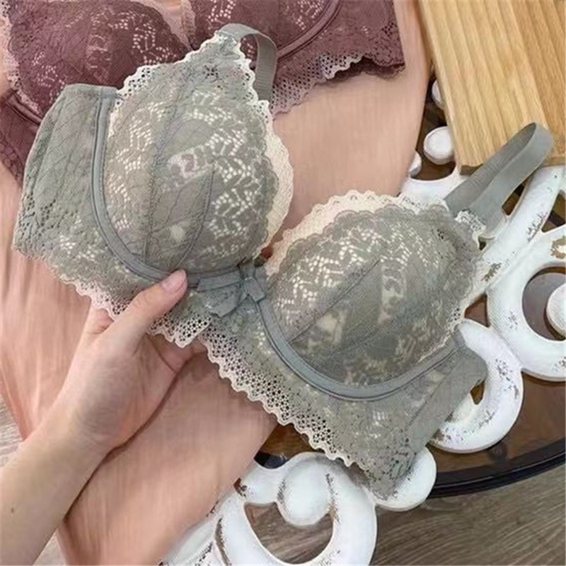 Áo lót nữ ren cao cấp không gọng đệm dày HA239 siêu đẩy nâng ngực tạo khe
