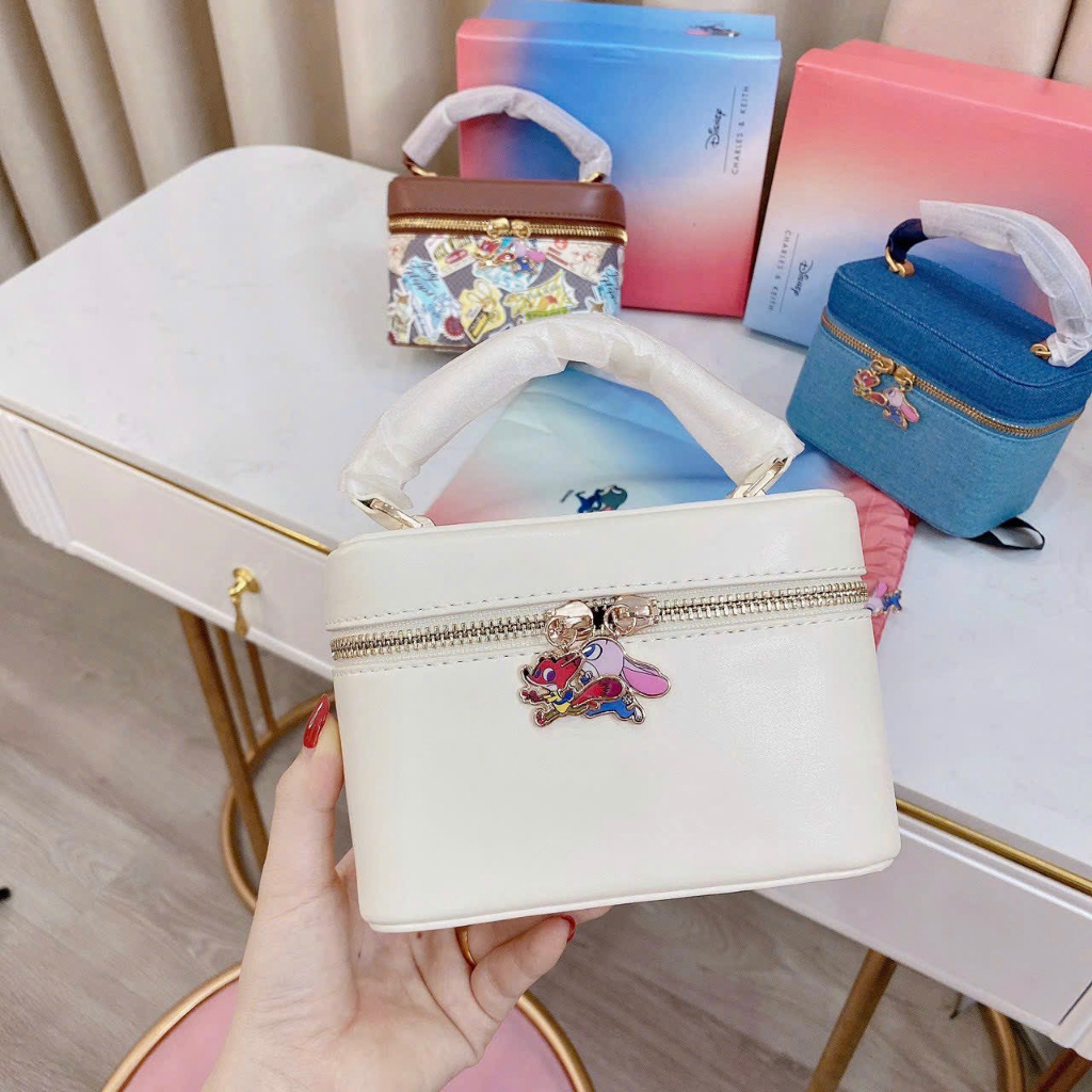 Túi xách nữ túi dis.ney cê ka cốp size 18 gương thỏ kèm dây đeo chéo  bản quà tặng fullbox - Lucky9store