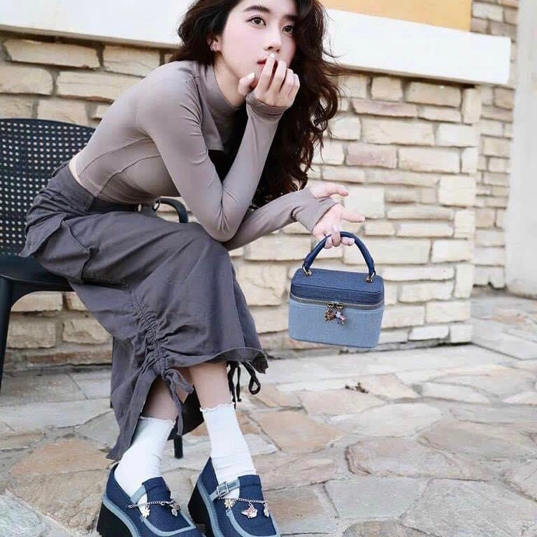 Túi xách nữ túi dis.ney cê ka cốp size 18 gương thỏ kèm dây đeo chéo  bản quà tặng fullbox - Lucky9store