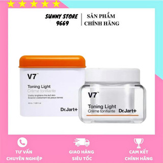 Kem dưỡng trắng da v7 Toning Light Dr.jart+ chính hãng full size 50ml
