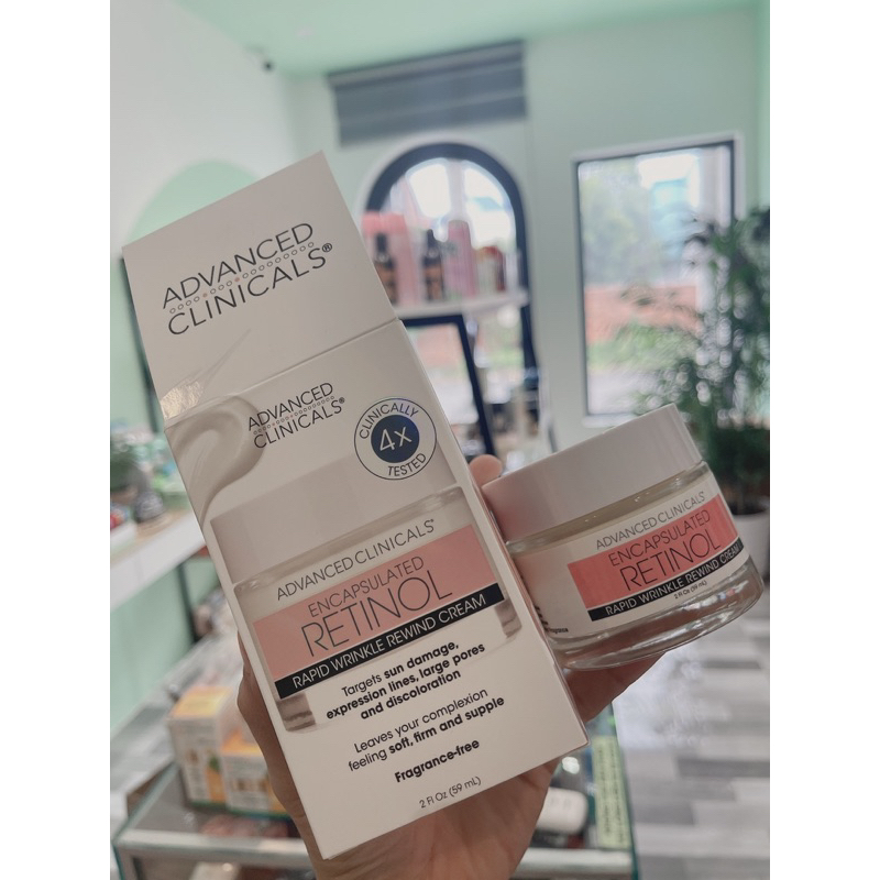 Kem Mặt Advanced Clinicals Vitamin C Hyaluronic Retinol 59ml