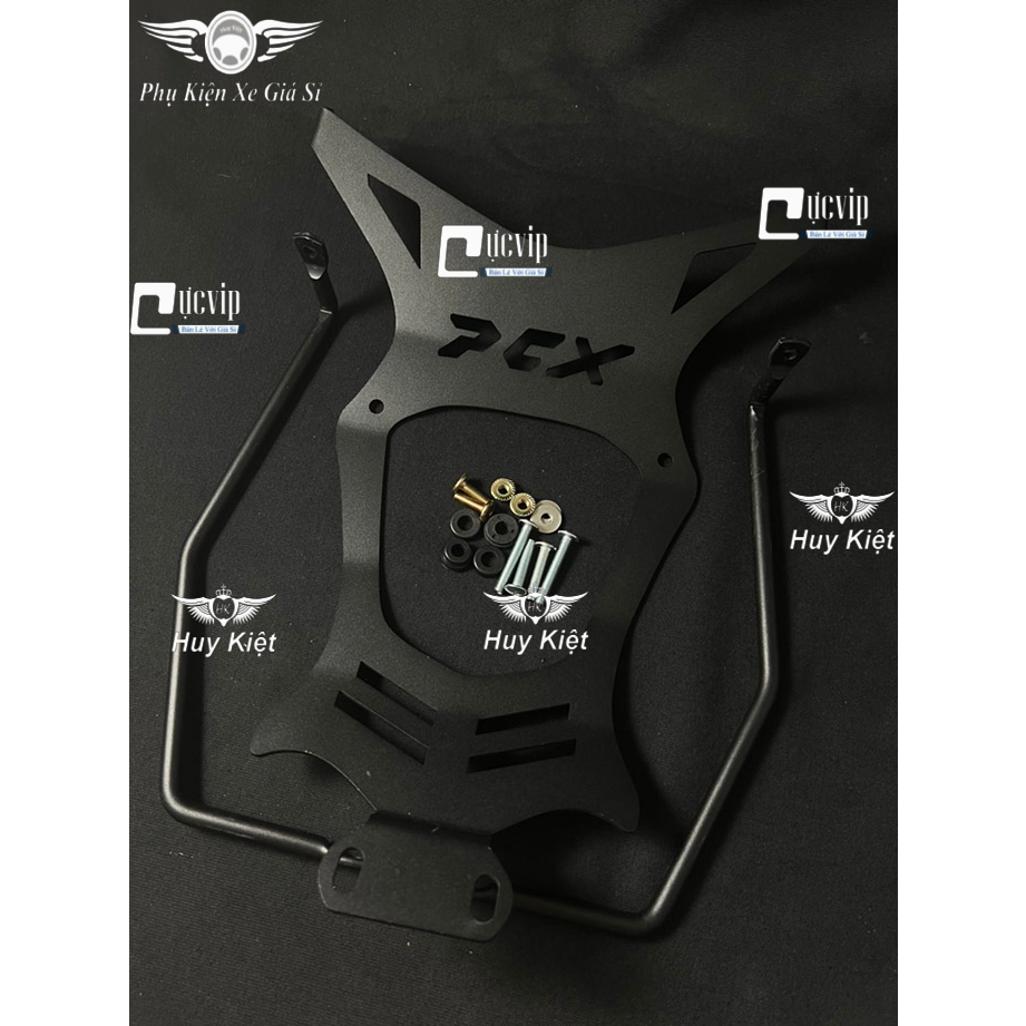 Baga Giữa PCX 160, PCX 2021 - 2023 Thép Cao Cấp Sơn Tĩnh Điện Đen 6218