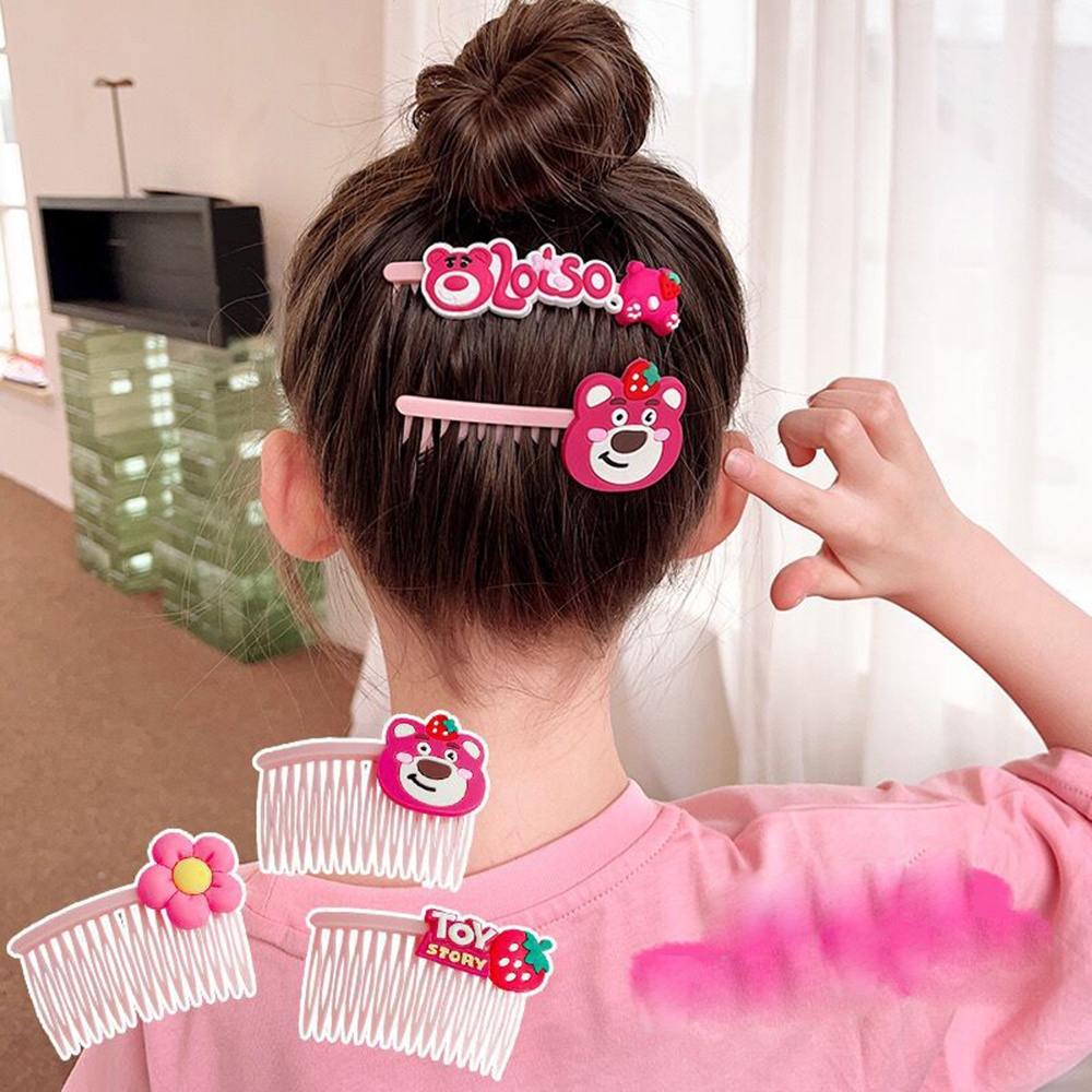 MVP3236 Set 5 Kẹp Tóc Hình Thú Hoạt Hình Nhiều Màu Đáng Yêu Cho Bé Gái