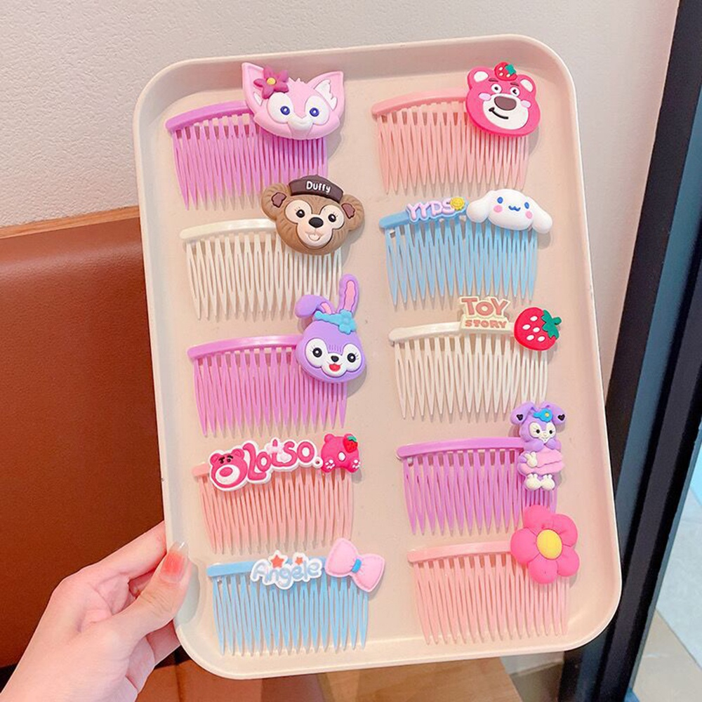 MVP3236 Set 5 Kẹp Tóc Hình Thú Hoạt Hình Nhiều Màu Đáng Yêu Cho Bé Gái