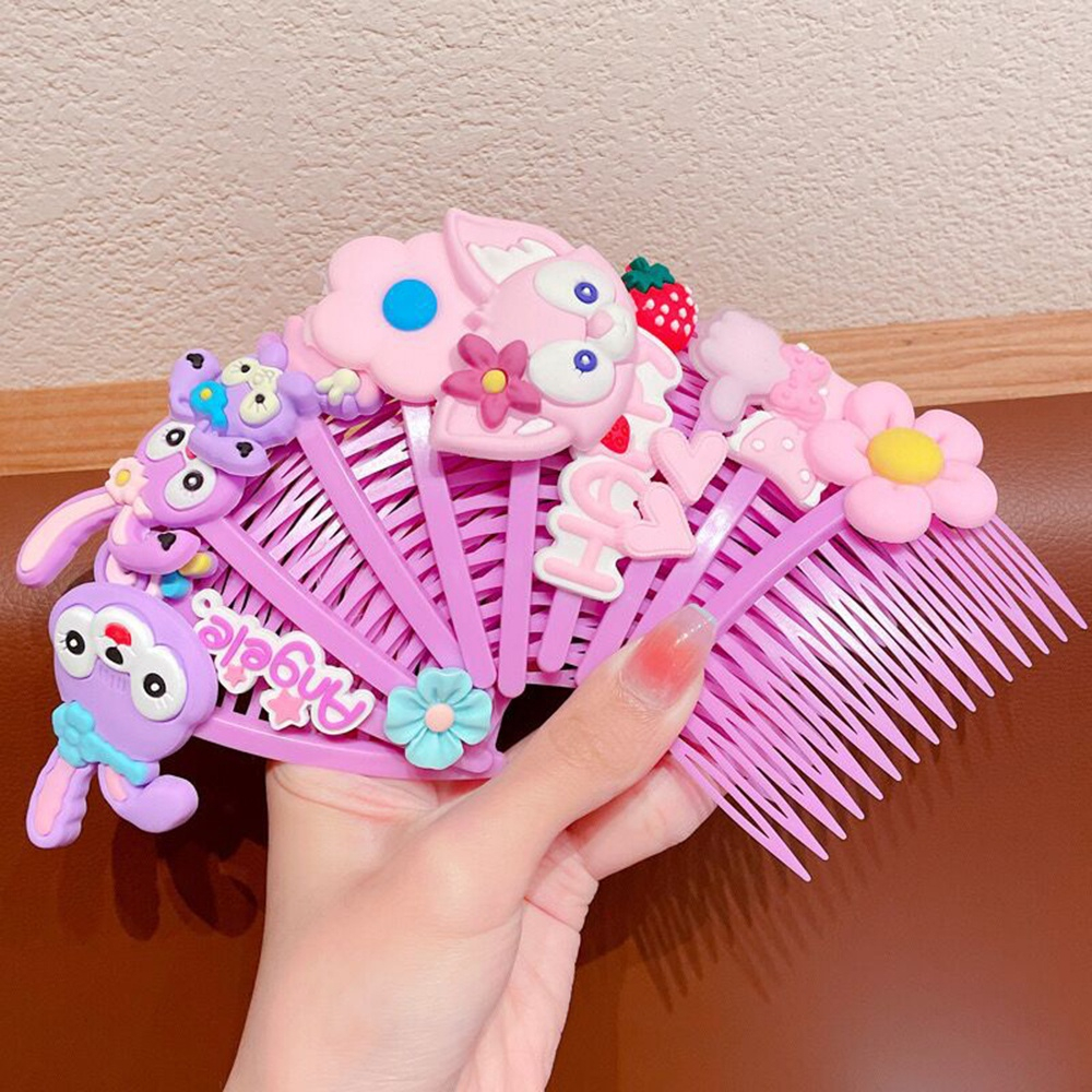 MVP3236 Set 5 Kẹp Tóc Hình Thú Hoạt Hình Nhiều Màu Đáng Yêu Cho Bé Gái