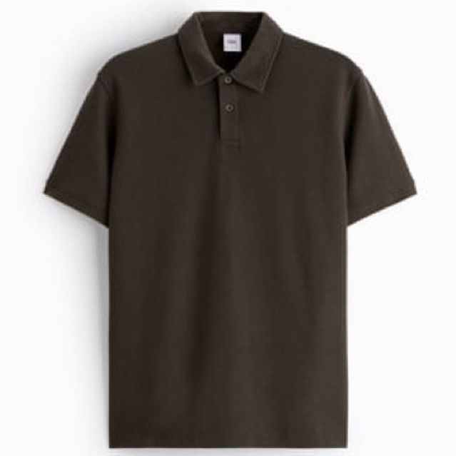 Áo polo nam ngắn tay Zara authentic TEXTURED size M