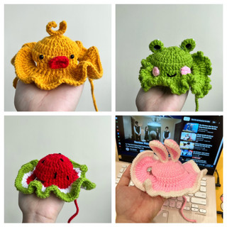 Mũ len Handmade cho thú cưng mèo, cún