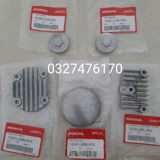 Bộ 5 nắp chụp đầu bò quylat xe DREAM thái, WAVE thái zin