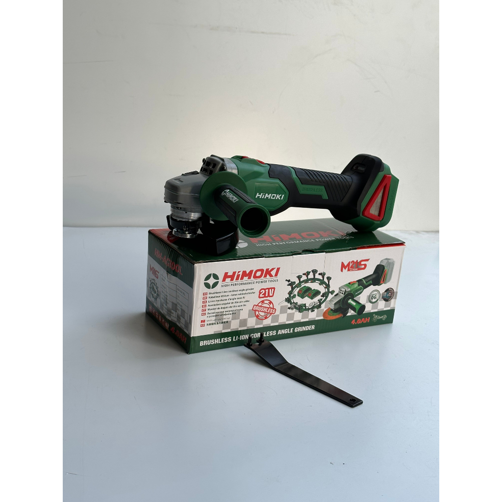 Thân máy mài pin Himoki HM-AG100L Không chổi than - Máy cắt cầm tay chạy pin motor ruột đồng 100%