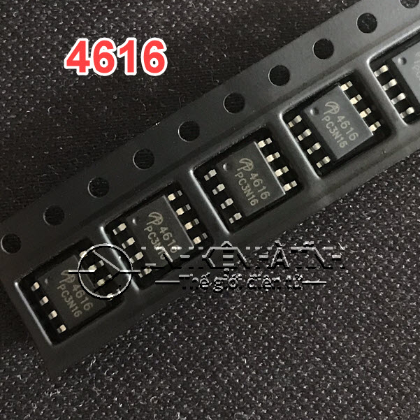 Túi 10 con AO4616 Dual Mosfet 2 kênh N+P 8A 30V SOP-8 chính hãng AOS LKTT