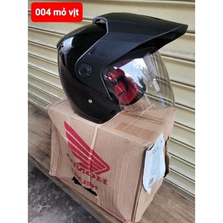 Nón mũ bảo hiểm Honda 3/4 Mỏ vịt _ nhập Indonesia sản xuất _ nón đẹp không trầy xước.