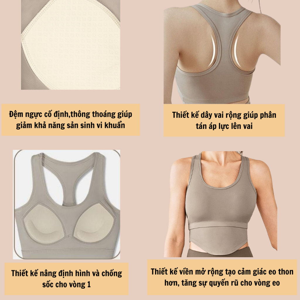 Bộ tập yogam bộ tập gym sát nách chất vải thun co dãn thoáng mát hàng Quảng Châu cao cấp