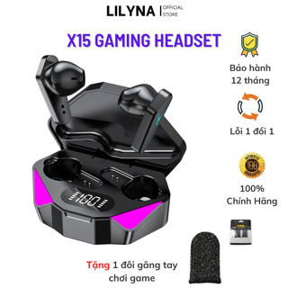 Tai Nghe Bluetooth Gaming Không Dây X15 TWS Bluetooth 5.1 Màn Hình Kĩ Thuật Số, Âm Thanh HIFI Phiên Bản Mới Nhất 2022