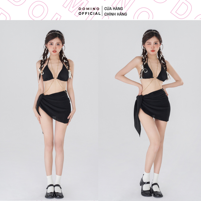 Bộ Đồ Bơi Bikini Ba Mảnh Domino Chất Liệu Cao Cấp Phong Cách Sexy | BigBuy360 - bigbuy360.vn