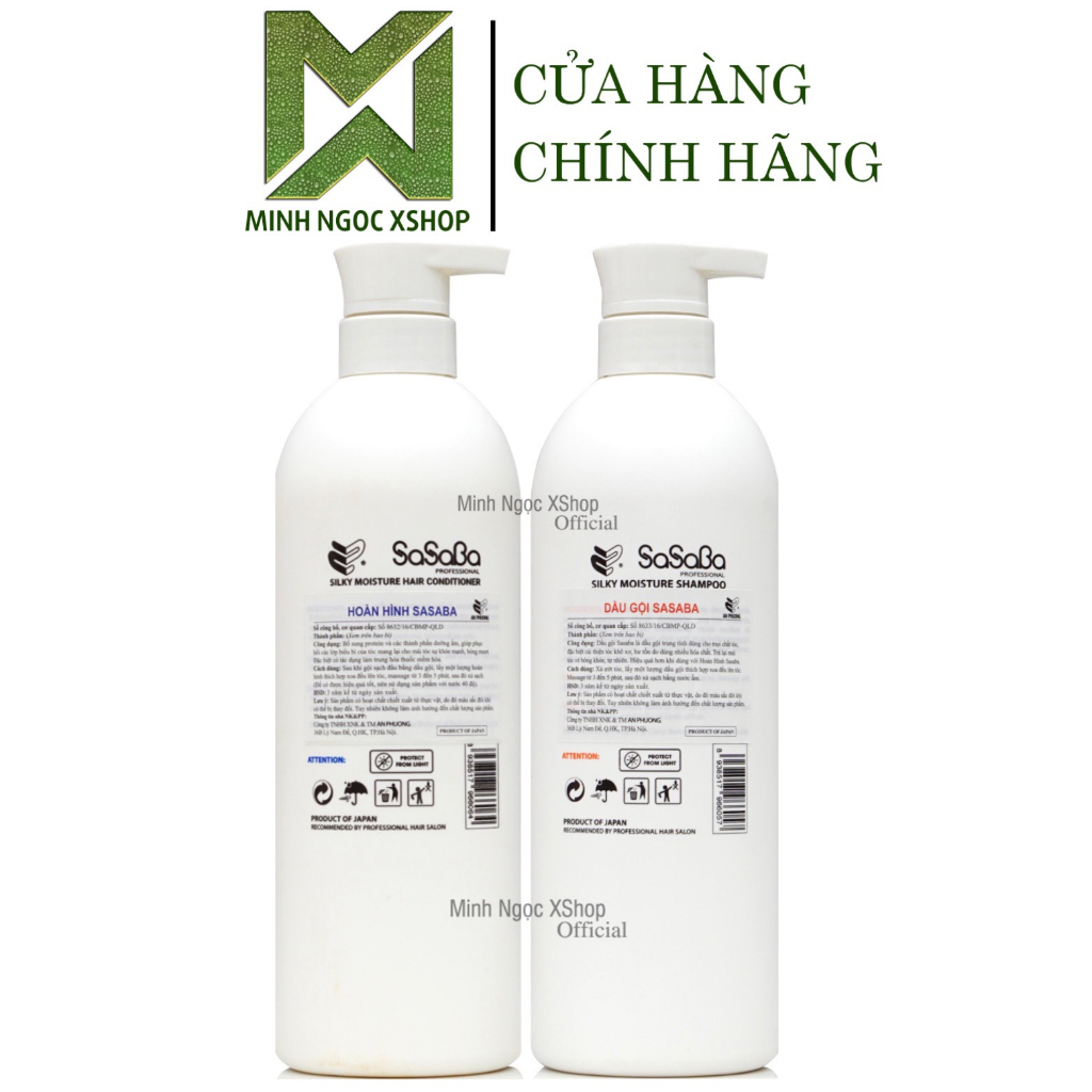 Dầu gội xả hoàn hình Sasaba Plus 800ML