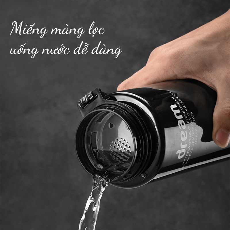 Bình đựng nước thể thao bình nước văn phòng DREAM 1000ml