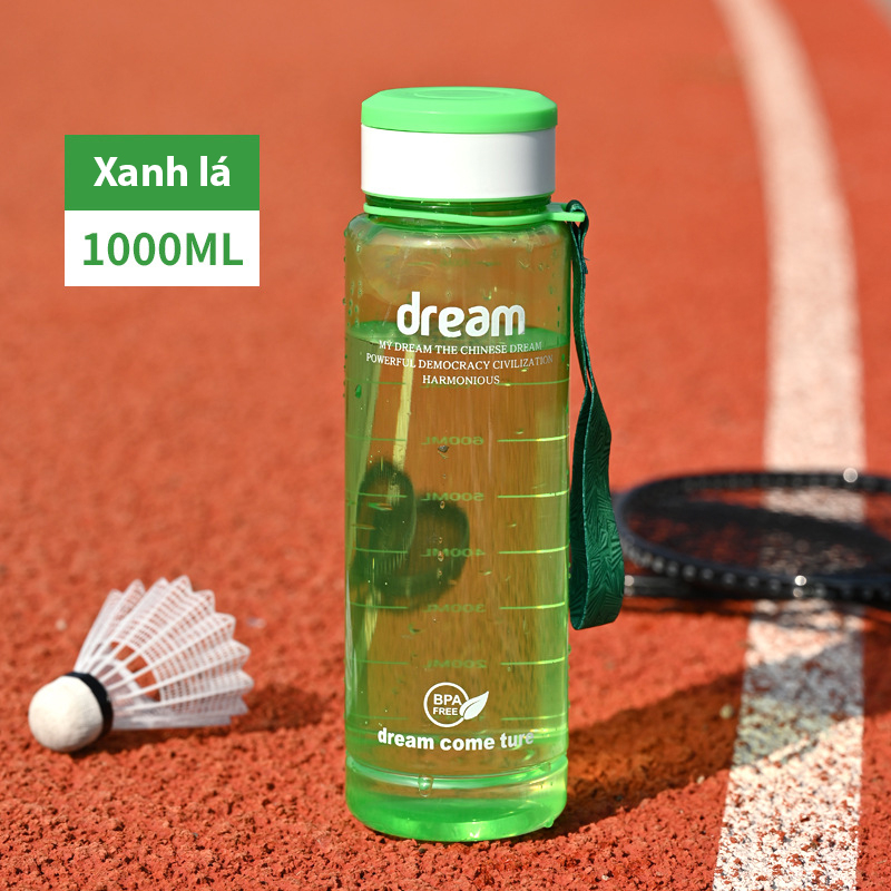 Bình đựng nước thể thao bình nước văn phòng DREAM 1000ml