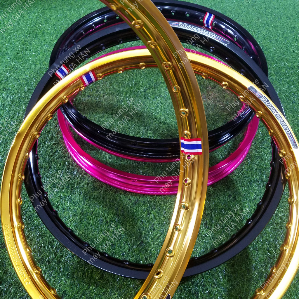 Niềng nhôm SHARK SPEED THÁI Dành cho các dòng xe HONDA YAMAHA SIZE 1.4 - 1.4 HTH1134 MSP A0178