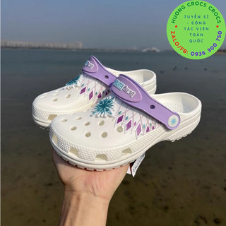 DÉP SỤC CROCS 3D Trẻ Em hình bông tuyết