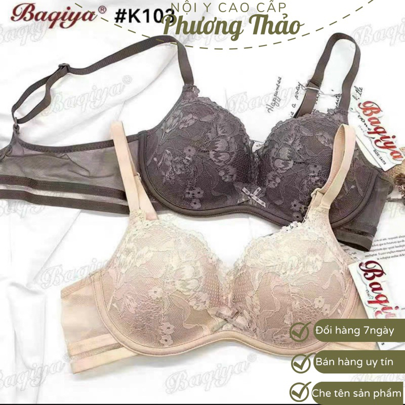 Áo lót thái su đúc không gọng phối ren thời trang HA167 nâng ngực tạo khe