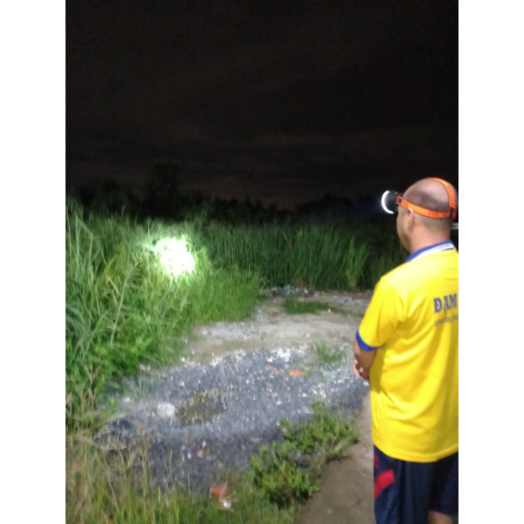 ĐÈN LED PIN SẠC ĐỘI ĐẦU KÍN NƯỚC CHIẾU XA 1500 M X5 - 500W, SỬ DỤNG ĐƯƠC 3 ÁNH SÁNG TRẮNG, VÀNG, XANH