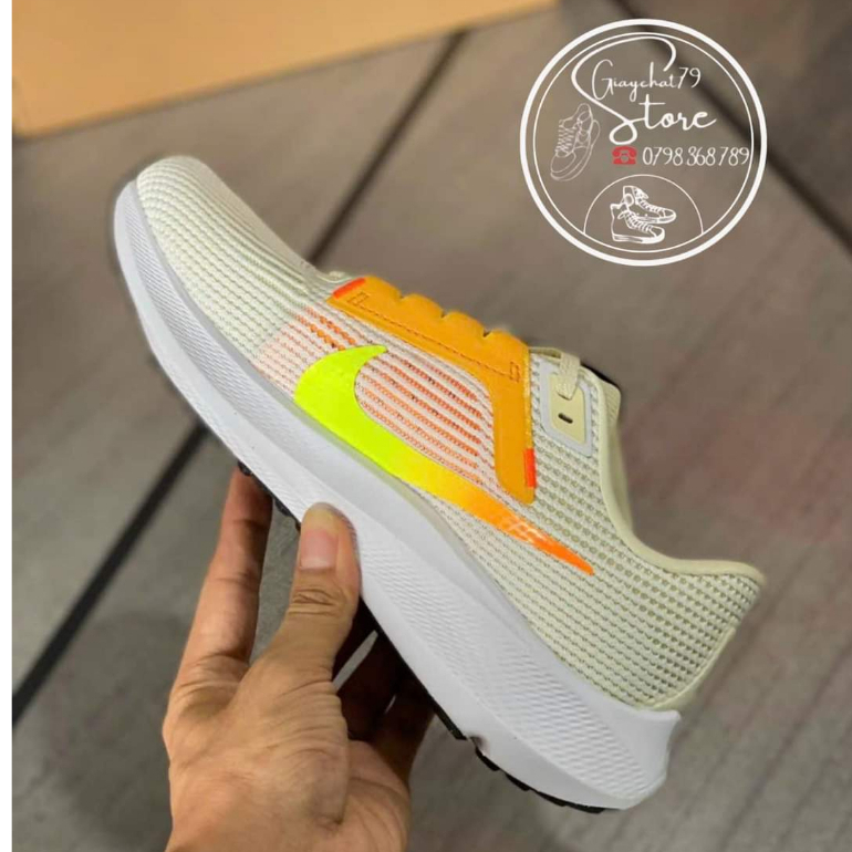 Giày Nike Air Zoom Pegasus 40 Running Coconut Milk White DV3853-101 Nam và Nữ- Chính Hãng - FullBox