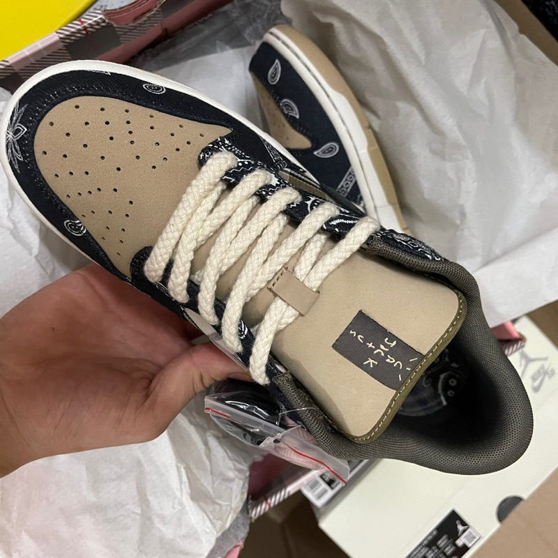 Giày SB Dunk Travis Scott | hoạ tiết sắc nét | Bản cao cấp