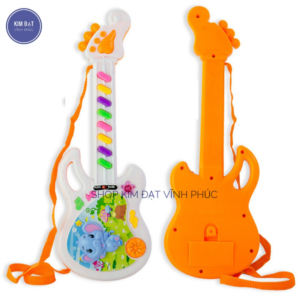 Đồ chơi đàn ghi ta cho bé . đàn phát nhạc và sáng
