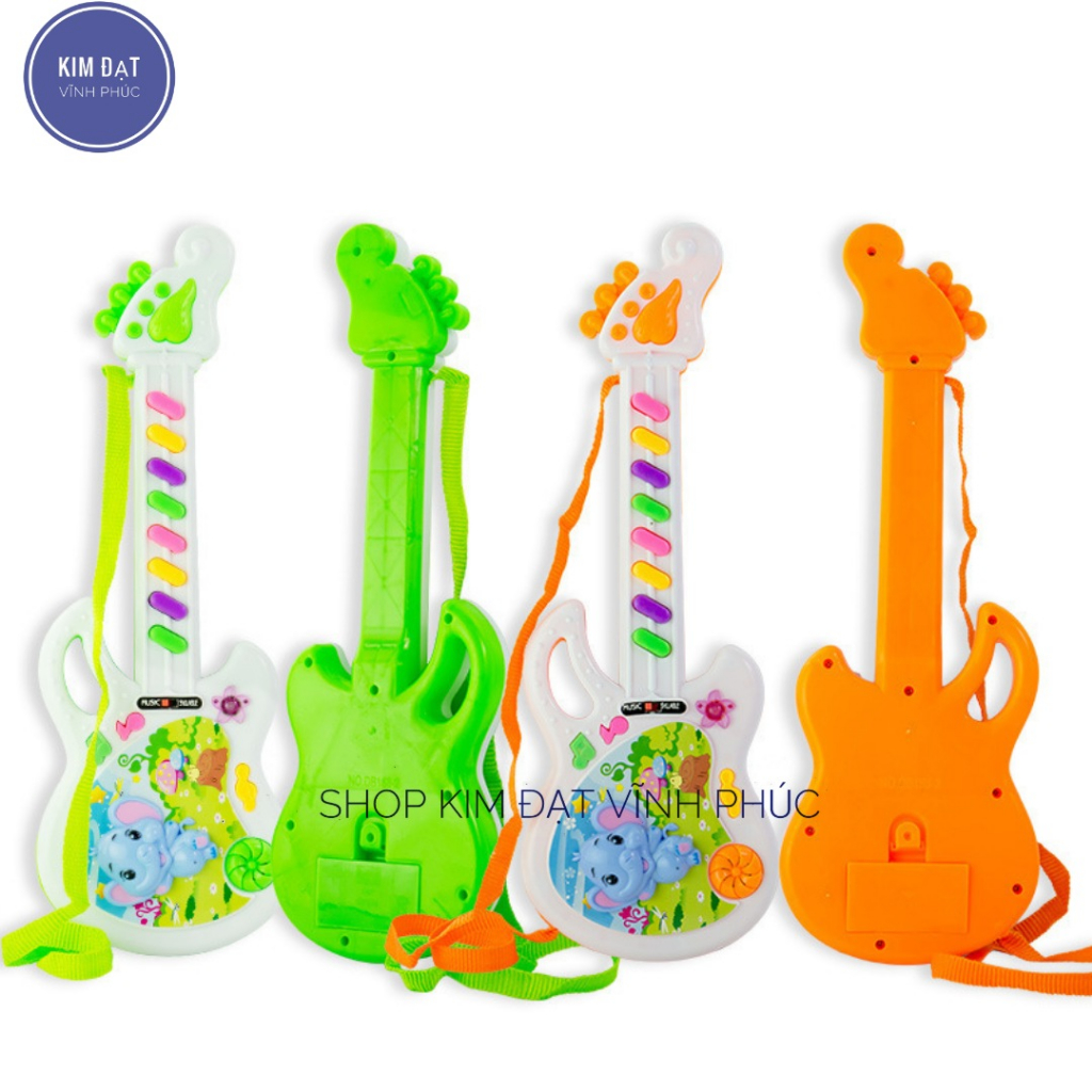 Đồ chơi đàn ghi ta cho bé . đàn phát nhạc và sáng