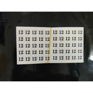 (500 miếng dán), Tem size số dán tag quần áo, giày dép (1-44)
