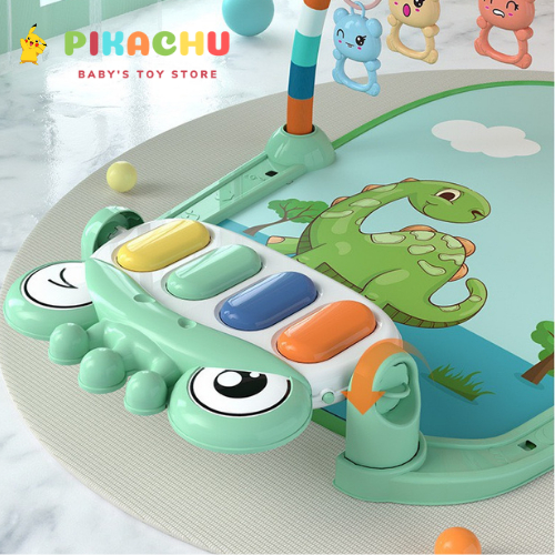 Thảm Nhạc Cho Bé PIKACHU Phiên Bản Có Bàn Piano - Piano Cho Bé, Xúc Xắc, Đồ Chơi,Thảm Nhạc Cho Bé Sơ Sinh