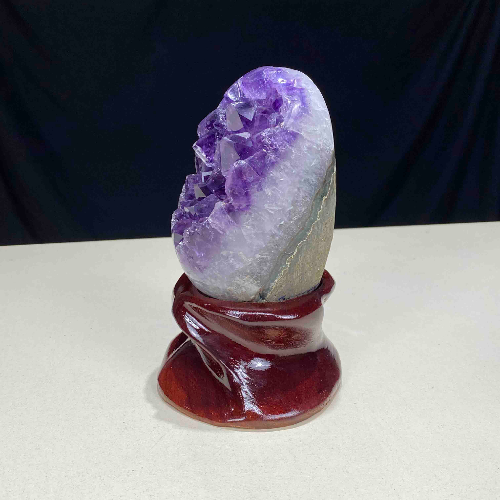 Viên Đá Thạch Anh Tím Braxin Trang Trí Nhà Cửa M2